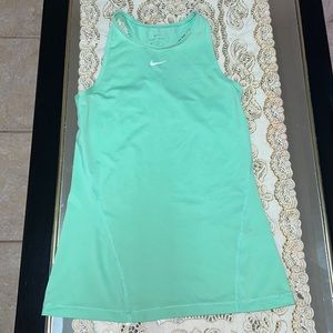 Nike Dri-Fit light green racerback tank top